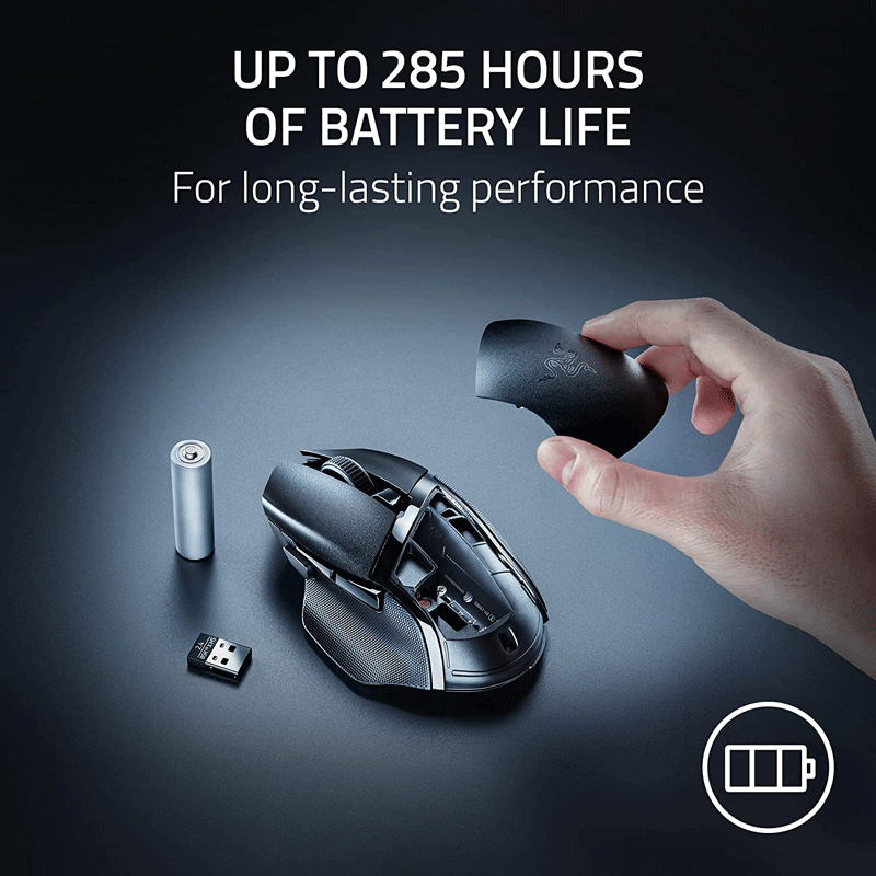 Razer Basilisk V3 X HyperSpeed - Wireless Ergonomic Gaming Mouse