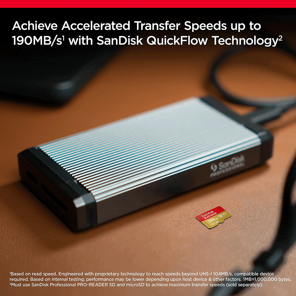SanDisk Extreme 256GB MicroSDXC UHS-I Memory Card Up to 190MB/s, C10, U3, V30, 4K, 5K, A2, Micro SD Card - SDSQXAV