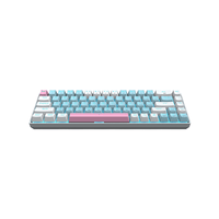 E-Yooso Z-686 68Keys Single Light 65% Mechanical Gaming Keyboard Blue/White Red Switches