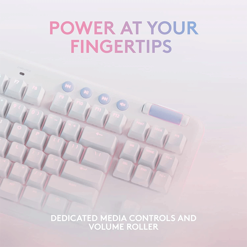 Logitech G713 Gaming Keyboard Dreamy White