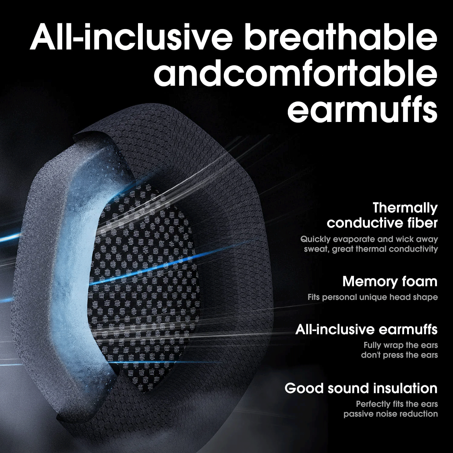 ONIKUMA X27 RGB Gaming Headset Stereo Surround Omnidirectional Noise Canceling Mic