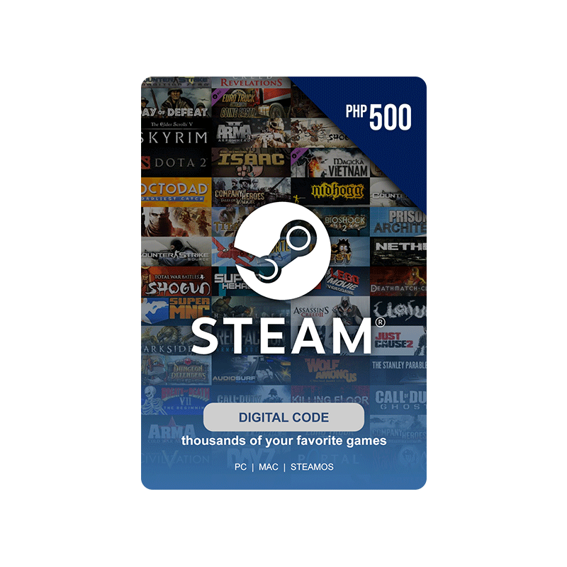 Steam Wallet Codes [Digital Gift Card] - GameXtremePH