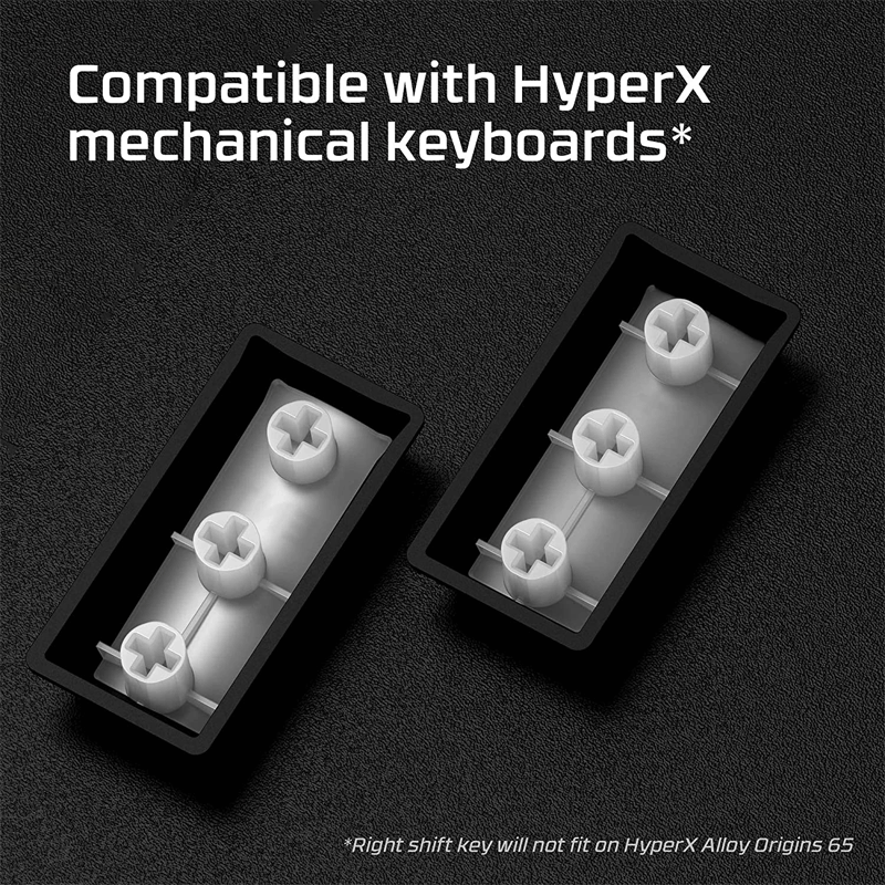 HyperX Double Shot PBT Keycaps Pink