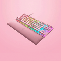 Razer Huntsman V2 Tenkeyless Optical Gaming Keyboard Quartz (Linear Red Switch) [US-LAYOUT]