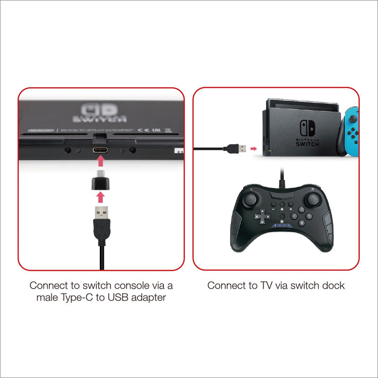 Dobe NSW Pro Wired Controller for N-Switch (TNS-901) - GameXtremePH