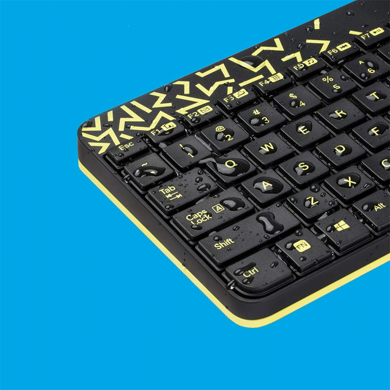 Logitech MK240 Nano Wireless Keyboard And Mouse Combo [Black]