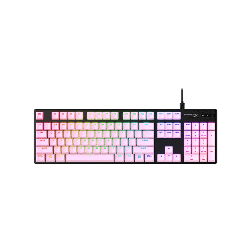 HyperX Double Shot PBT Keycaps Pink