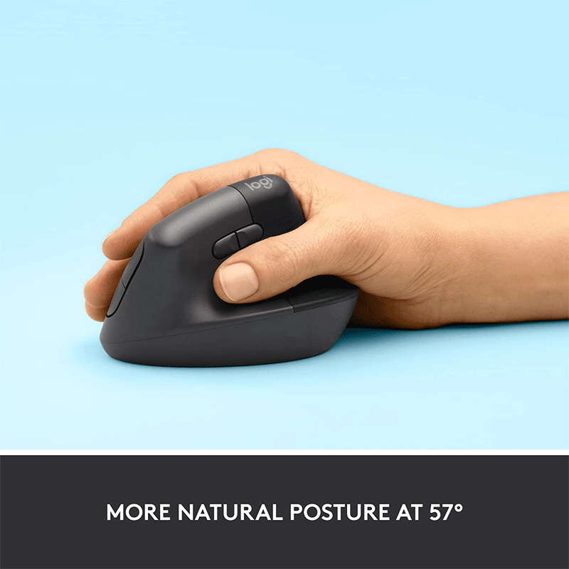 Logitech Inclined Mouse Logitech Lift Vertical Ergonomic Mouse Black