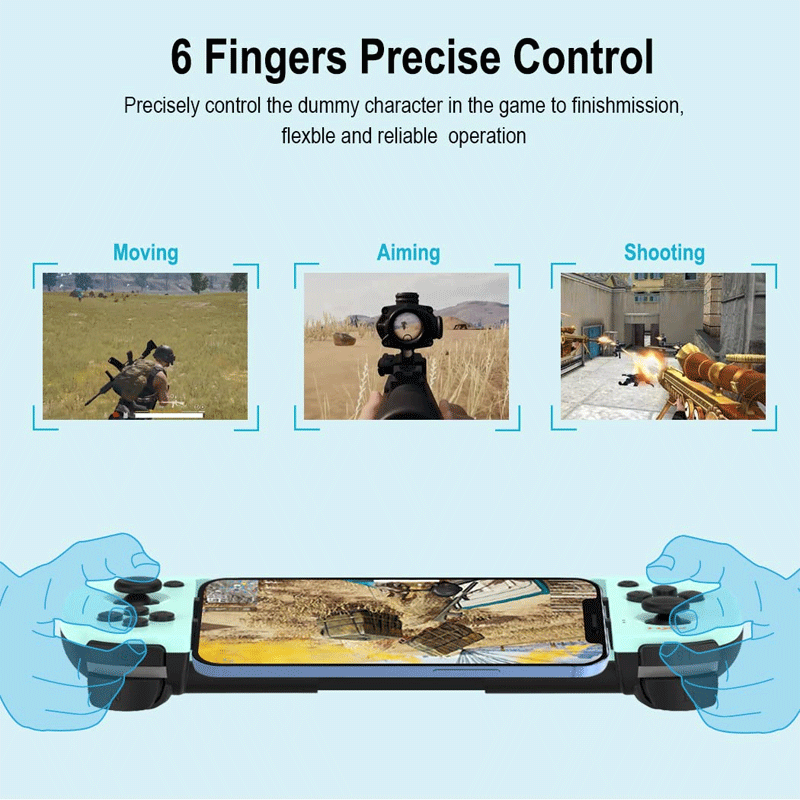 PXN Mobile Gaming Controller Cyan PXN-P30PRO
