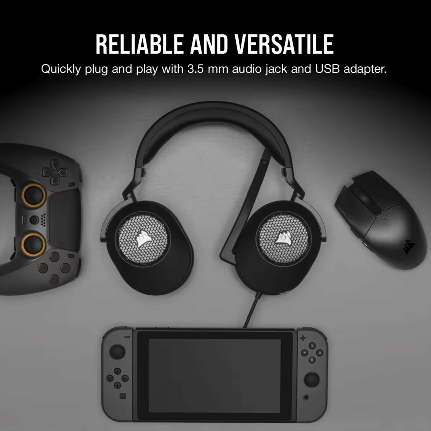 CORSAIR HS65 Surround Wired Gaming Headset (Carbon)