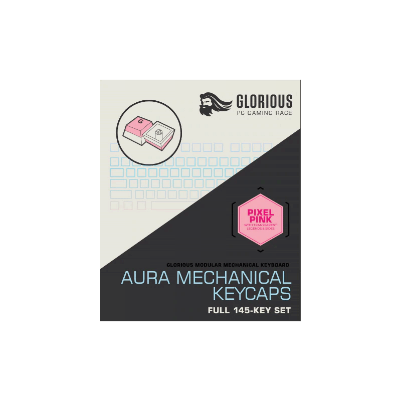 Glorious Aura Mechanical Keycaps V2 Pink