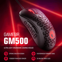 GameSir GM500 Ultra Light Ergonomic Gaming Mouse