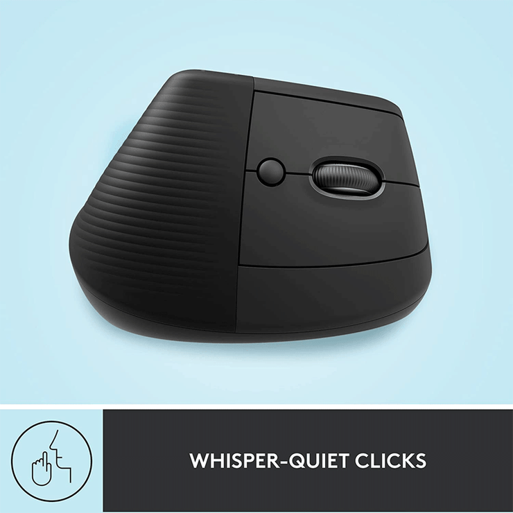 Logitech Inclined Mouse Logitech Lift Vertical Ergonomic Mouse Black