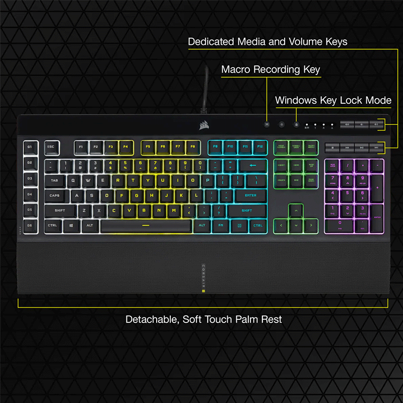 Corsair keyboard k55 outlet ps4