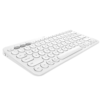 Logitech K380 Multi Device Bluetooth Keyboard White - GameXtremePH