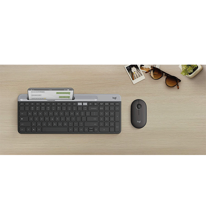 Logitech K580 SLIM MULTI-DEVICE WIRELESS KEYBOARD Black - GameXtremePH