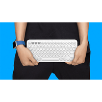 Logitech K380 Multi Device Bluetooth Keyboard White - GameXtremePH