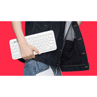 Logitech K380 Multi Device Bluetooth Keyboard White - GameXtremePH