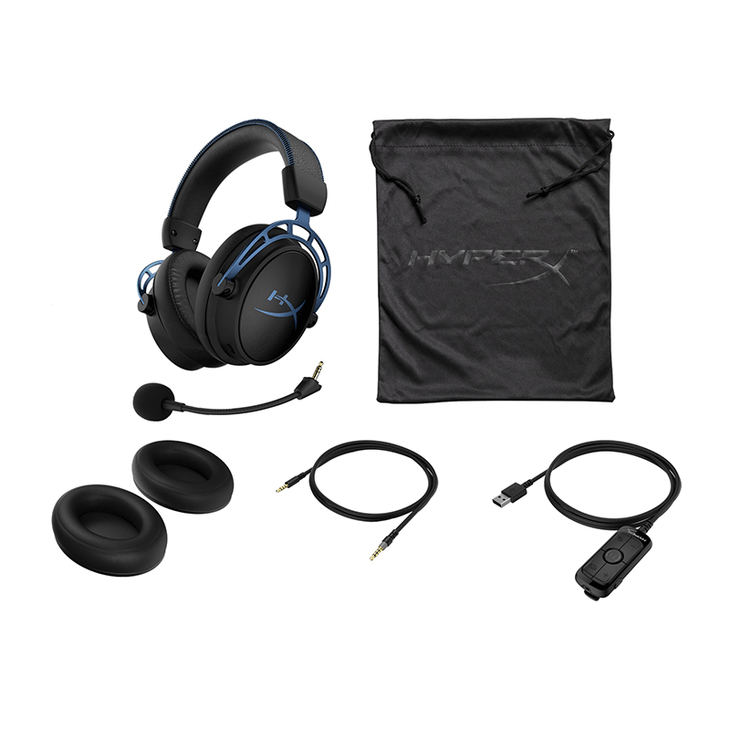 HyperX Cloud Alpha S Gaming Headset Blue with 7.1 Surround Sound [HX-HSCA-BL/WW] - GameXtremePH