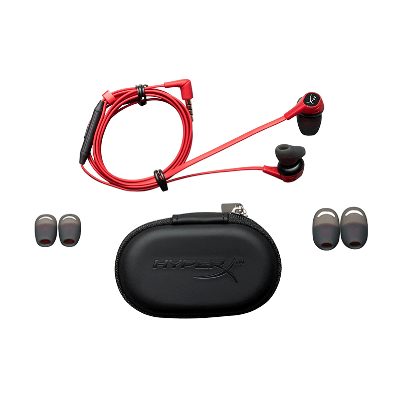 HyperX Cloud Earbuds For Nintendo Switch Red [HX-HSCEB-RD] - GameXtremePH