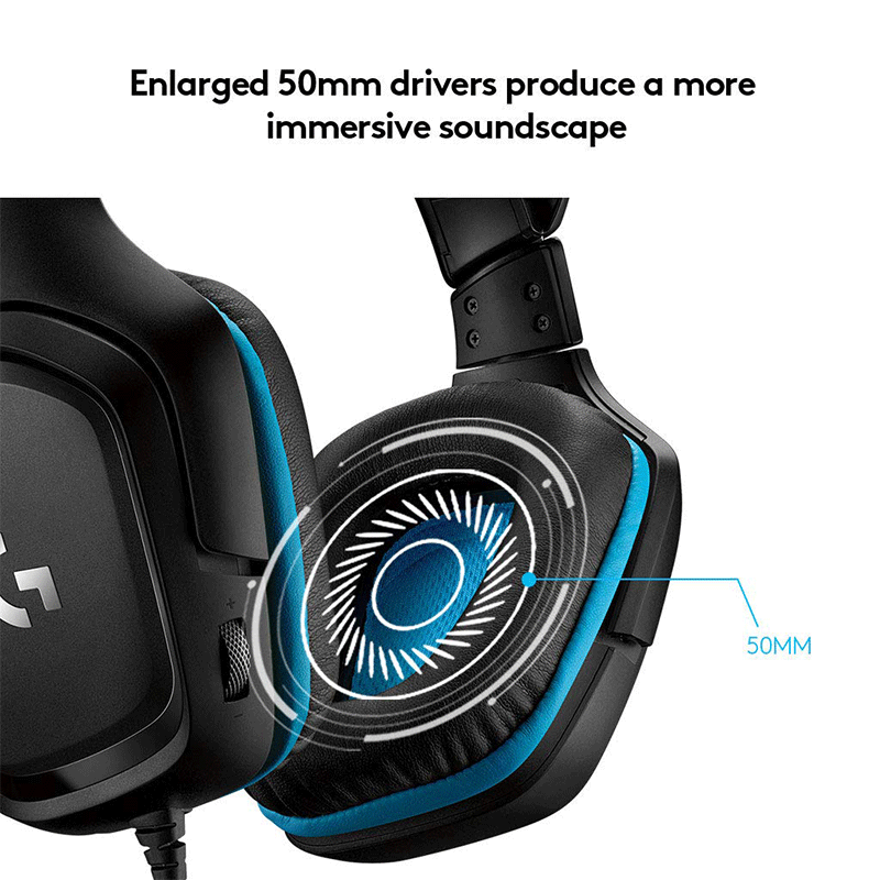 Logitech G431 7.1 Surround Sound Gaming Headset for PC/PS4/PS5 - GameXtremePH