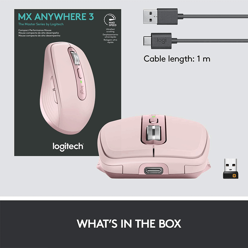 Logitech MX Anywhere 3 Rose - GameXtremePH
