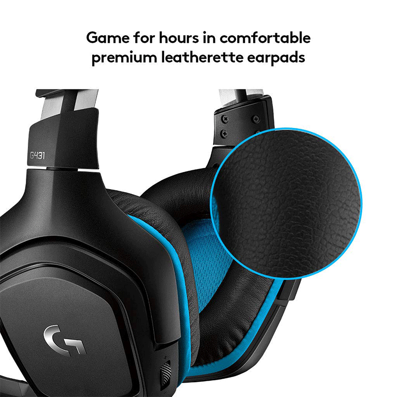 Logitech G431 7.1 Surround Sound Gaming Headset for PC/PS4/PS5 - GameXtremePH