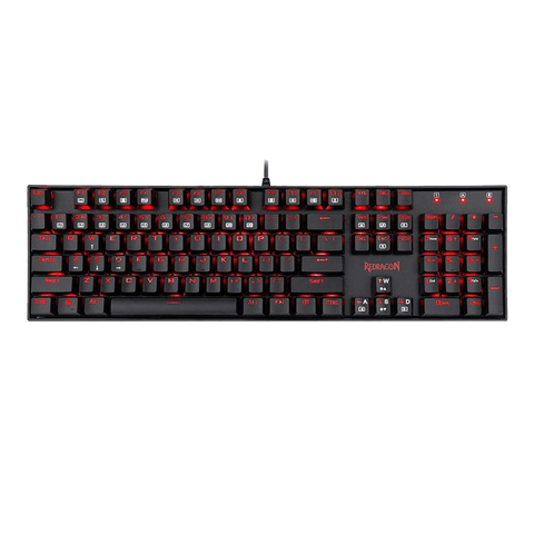 Redragon K551-1 Red LED Blue Switches Mitra Gaming Keyboard - GameXtremePH