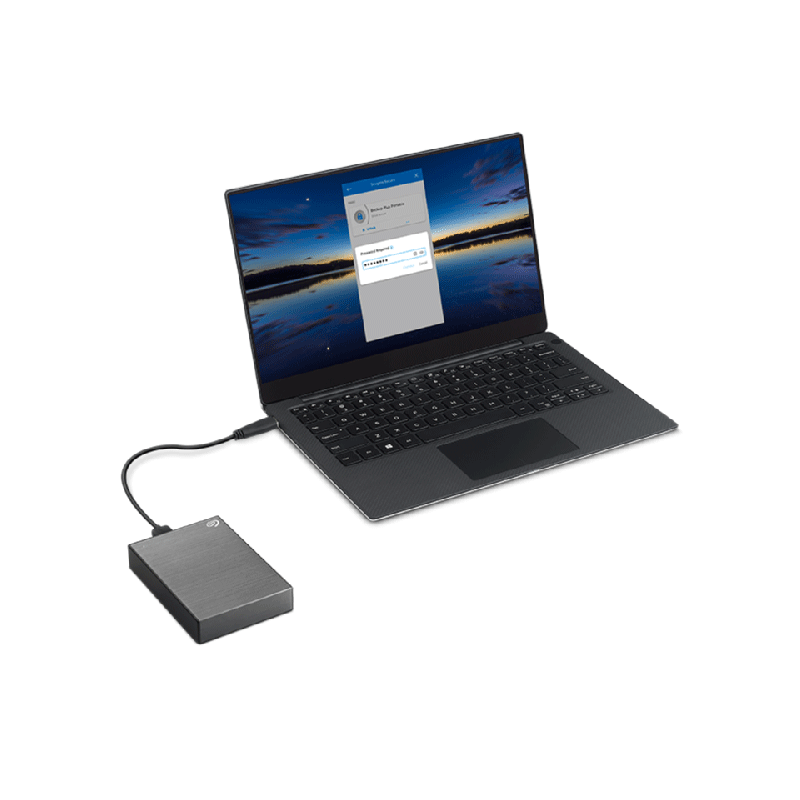 Seagate One Touch 4TB Portable HDD With Password Protection [Grey]