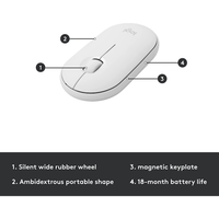 Logitech MK470 Slim Wireless Keyboard Bundle off [White]