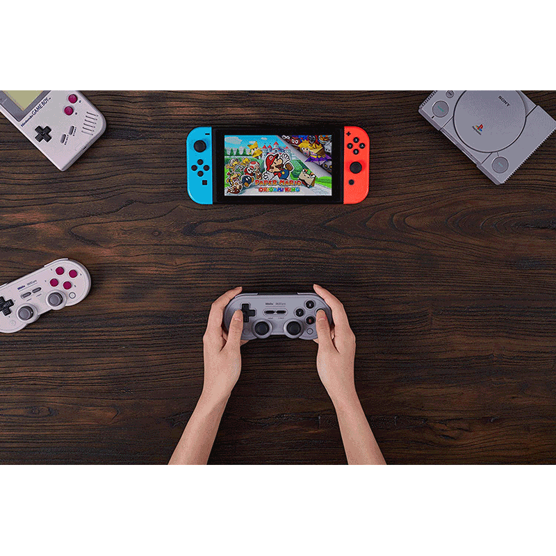 8Bitdo SN30 Pro Wireless Bluetooth Controller with Joysticks,USB-C Cable  Gamepad for Mac PC Android Switch Windows MacOS SteamWhite 