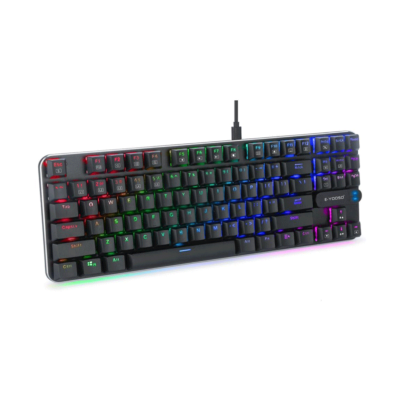 E-Yooso Z-66 RGB 87Keys Mechanical Gaming Keyboard [Black]
