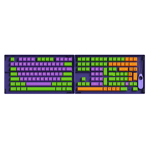 AKKO EVA-01 Themed PBT Keycaps Set ASA 158 Keys - GameXtremePH