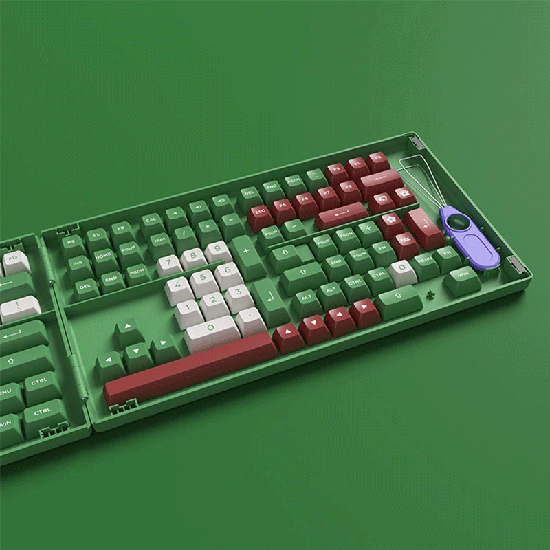 AKKO Matcha Red Bean Full Keycaps Set ASA 158 Keys
