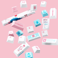 AKKO World Tour Tokyo R2 185- Key Full Keycap Traditional English Cherry set