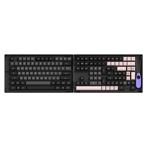 Akko Black & Pink Keycap Set Hiragana Version 158-key ASA Profile PBT Full Keycap
