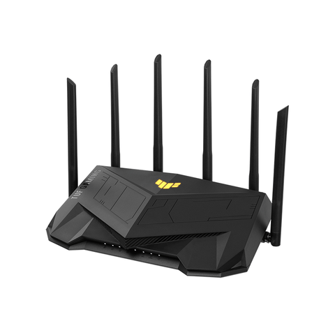 Asus TUF AX5400 Dual Band Gaming WiFi 6 Router with Dedicated Gaming Port, 3 Steps Port forwarding, AiMesh for mesh WiFi, AiProtection Pro Network Security and AURA RGB Lighting - GameXtremePH