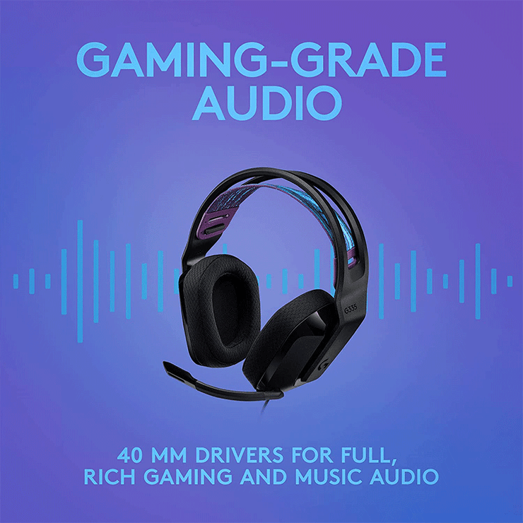 Logitech G335 Wired Gaming Headset [Black]
