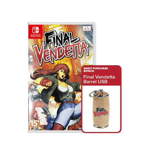 Final Vendetta - Nintendo Switch [Asian] with Free Final Vendetta Barrel USB
