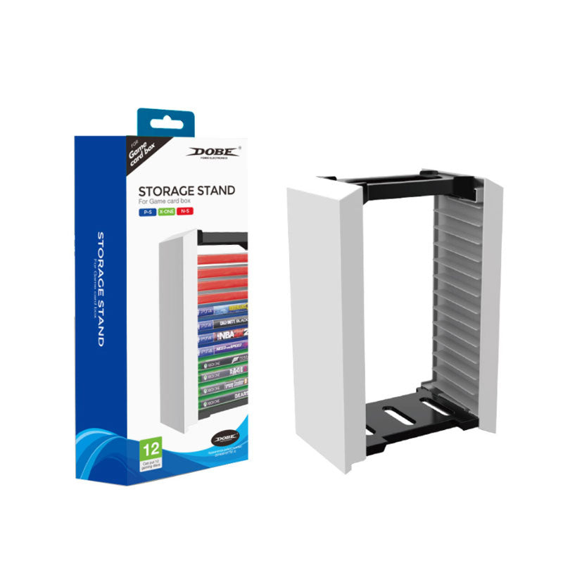 Dobe Storage Tower 12 Disc -(TPS-052) [PS4/PS5/NSW/XB1/XBS] - GameXtremePH