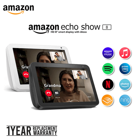 Amazon Echo Show 8 - HD 8" Smart Display with Alexa