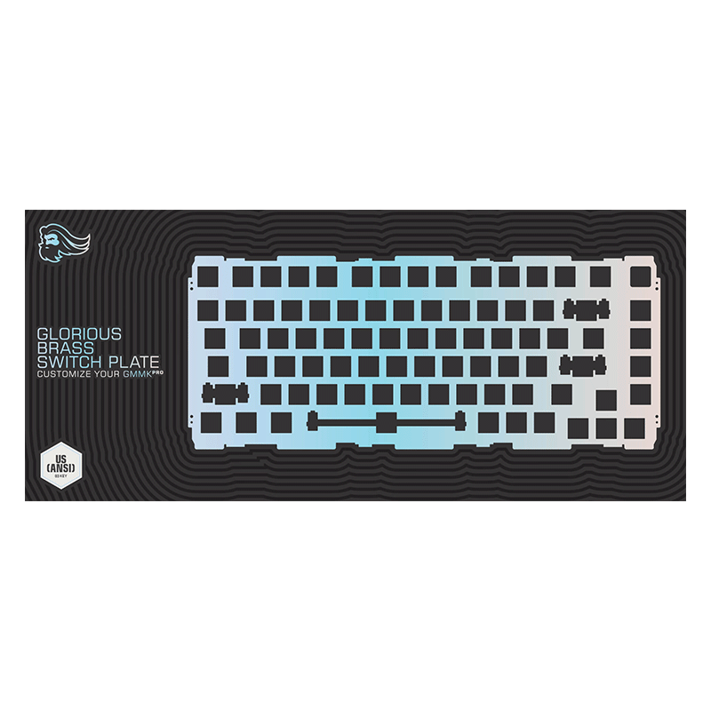Glorious GMMK Pro Brass Switch Plate