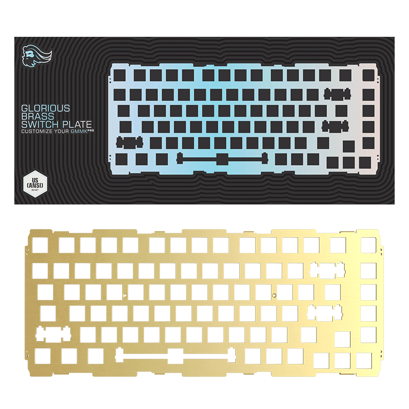 Glorious GMMK Pro Brass Switch Plate