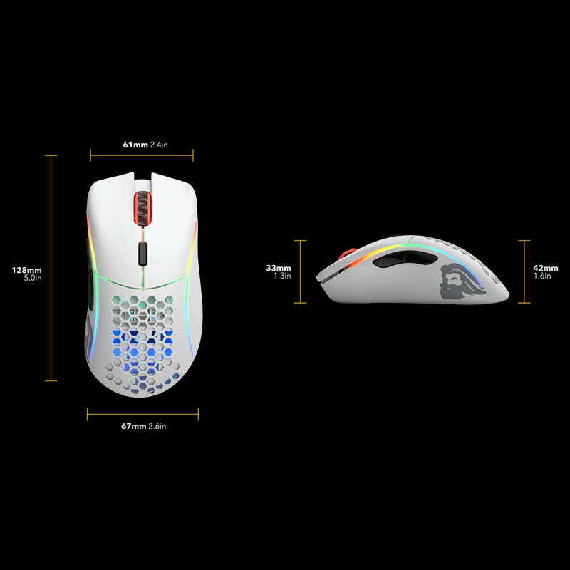 Glorious Model D Wireless Gaming Mouse [White] - GameXtremePH