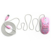 Glorious PC RGB Gaming Mouse Model O Ascended Cord V2 [Pink]