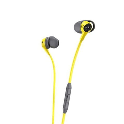 HyperX Cloud Earbuds Gaming Headphones with Mic (Yellow Edition)
