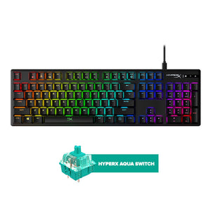 HyperX Alloy Origins Aqua Switch Mechanical Gaming Keyboard FOR PC/XB1/XBS/PS4/PS5/WIIU/MAC (HX-KB6AQX-US) - GameXtremePH