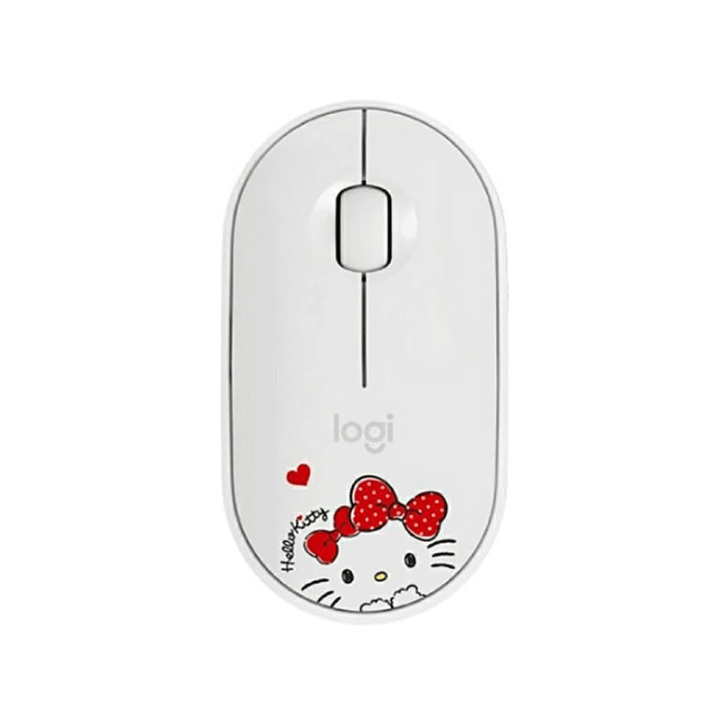 Logitech Pebble Bluetooth Mouse M350 (Hello Kitty White) GameXtremePH