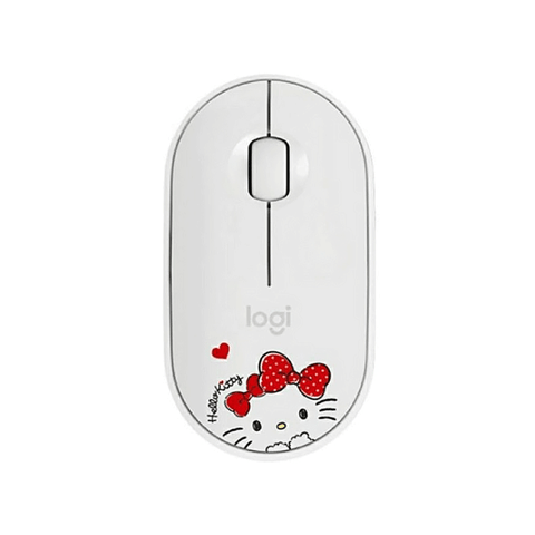 Logitech Pebble Bluetooth Mouse M350 (Hello Kitty White)