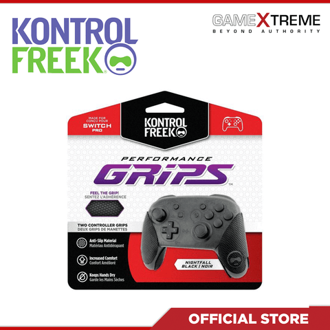 Kontrolfreek Grips Pro Performance for Nintendo Switch Black - GameXtremePH